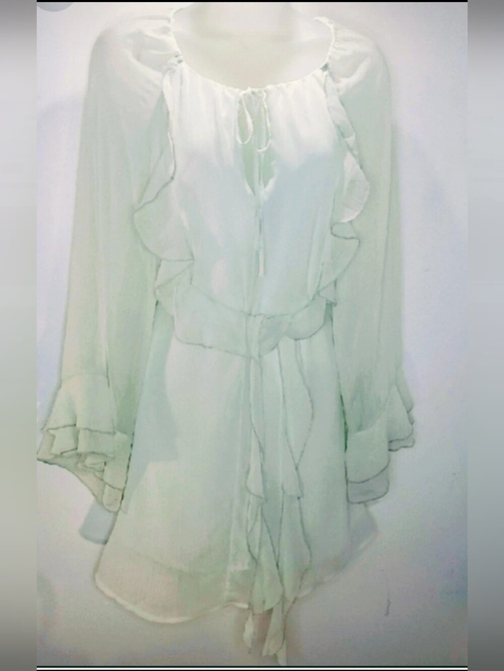 NWT Francesca's Mint Green  Lightweight Flowy Dress Size Small